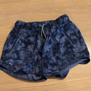 Athleta Kids Tie-Dye Shorts - Navy Blue
